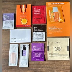 Bundle makeup skincare samples